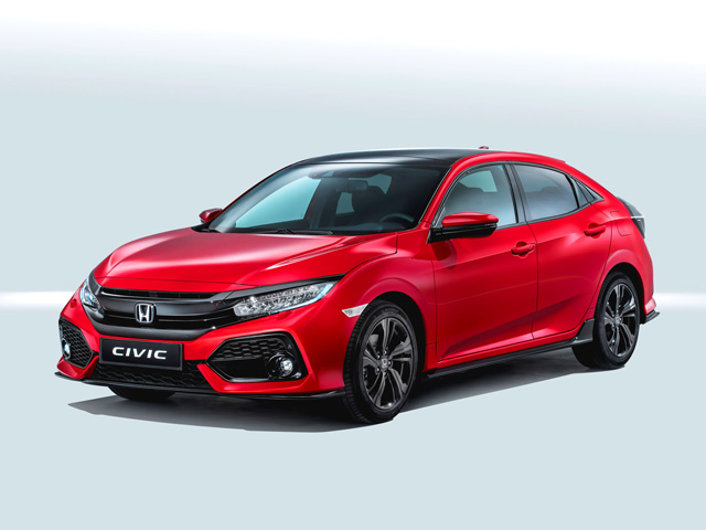 Civic 1.0T 5 porte Comfort Navi - 3/4 anteriore