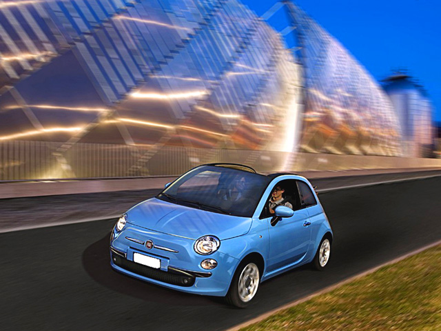 500 C 0.9 TwinAir Turbo by DIESEL - 3/4 anteriore