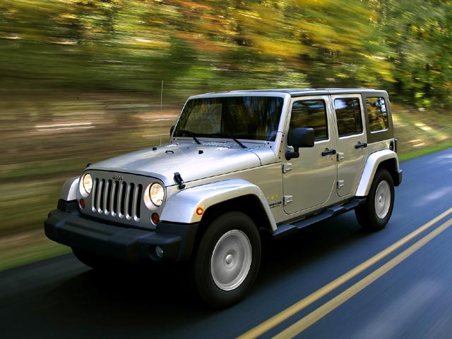 Wrangler 2.8 CRD DPF Cabrio Auto - 3/4 delantero